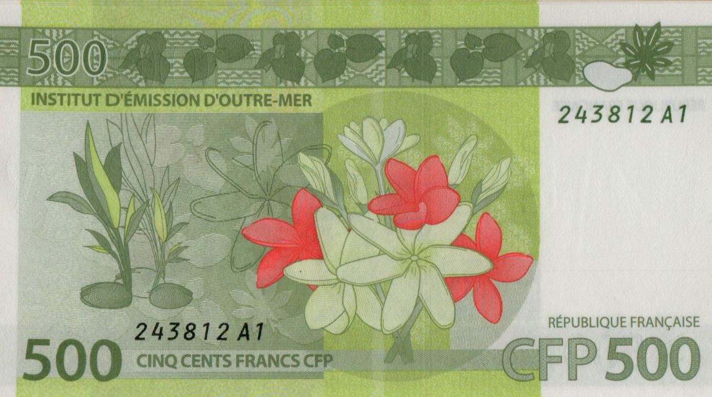 French Pacific Territories 500 2014 UNC P-5/2